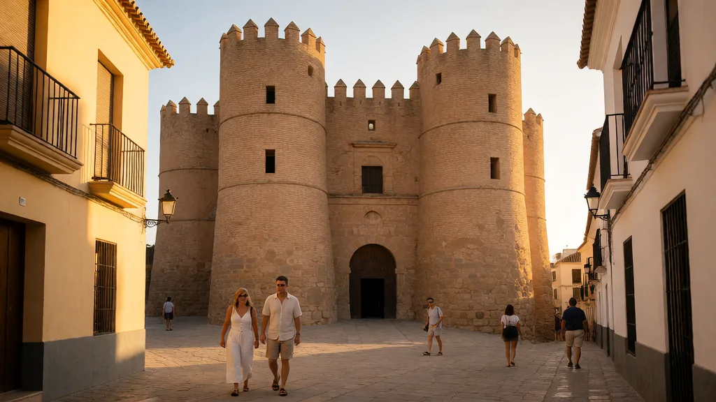 Alcazaba de las Siete Torres, Palacio de los Segura y Museo de Prehistoria Primeros Pobladores de Europa en Orce in Orce (Altiplano de Granada): Öffnungszeiten, Eintritt, Fotogalerie & Tipps — Kulturerbe-Perspektive im Abendlicht
