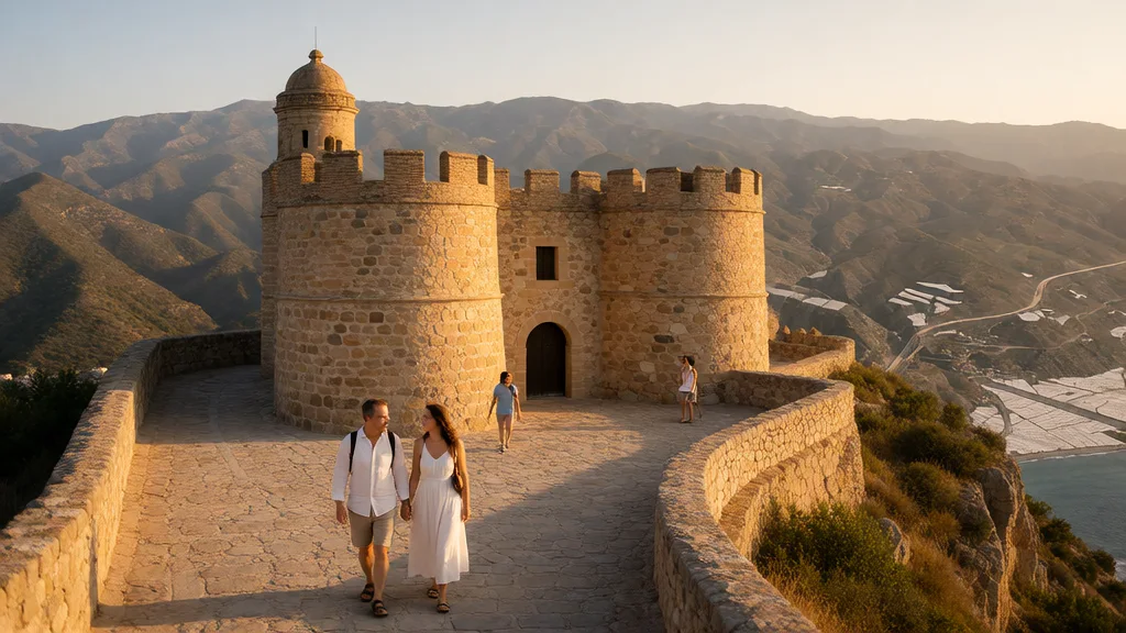 Castillo de La Rábita y Torres Vigías de Albuñol in Albuñol y La Rábita (Costa Tropical): openingstijden, prijzen, fotogalerij & bezoek — Historische architectuur en wandelpad