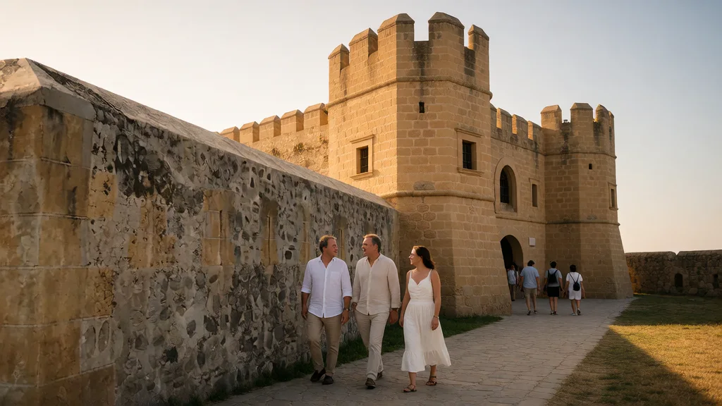 Castillo de La Herradura en Almuñécar em Almuñécar (Costa Tropical): horários, preços, galeria de fotos e visita — Perspetiva patrimonial ao pôr do sol
