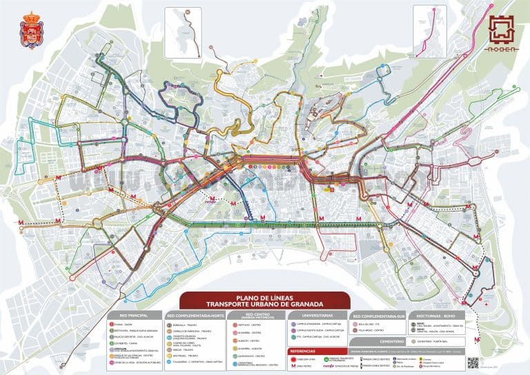 Autobuses Urbanos de Granada: Líneas, Horarios, Planos y Tarifas 2026