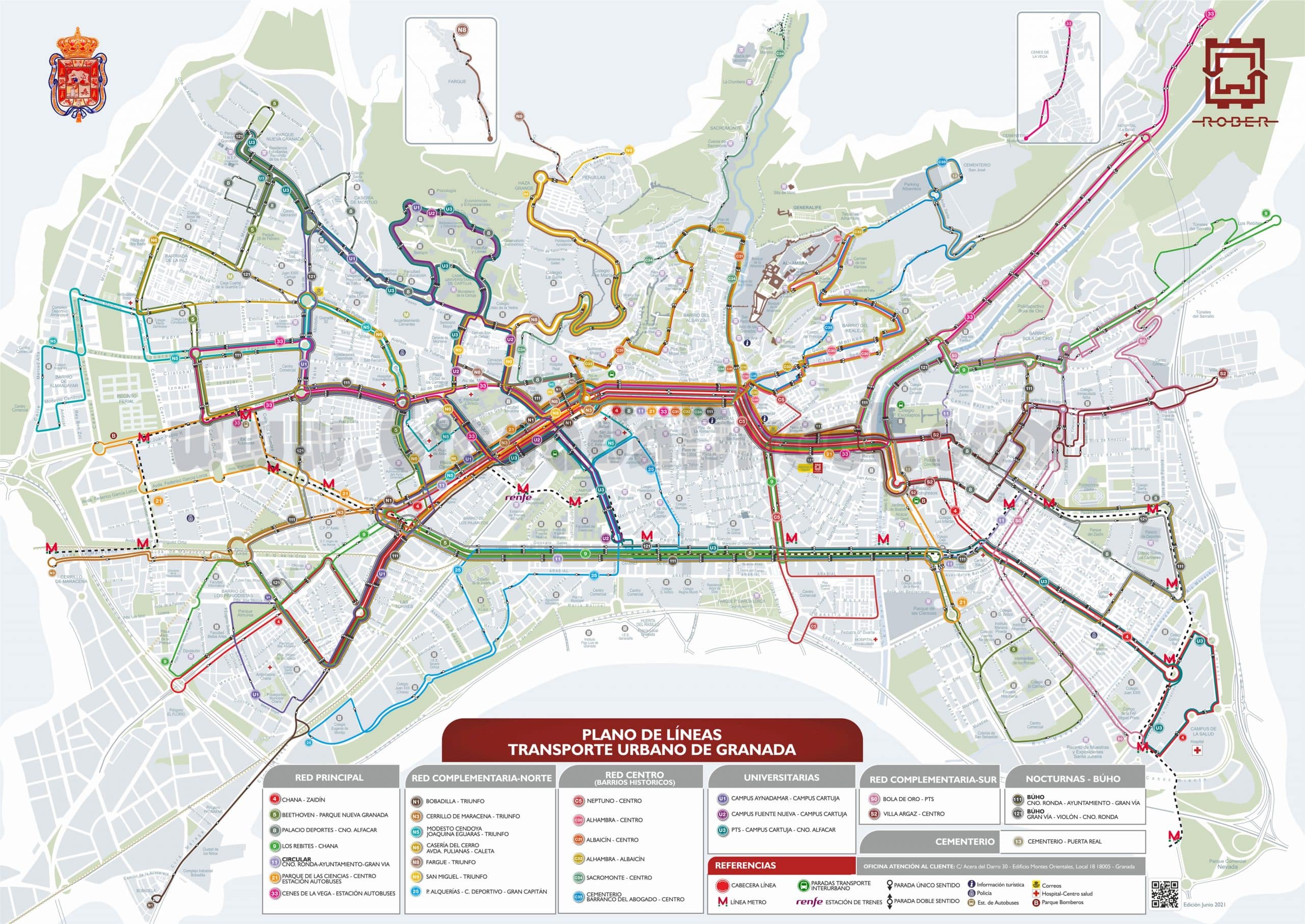 Autobuses Urbanos de Granada: Líneas, Horarios, Planos y Tarifas 2026