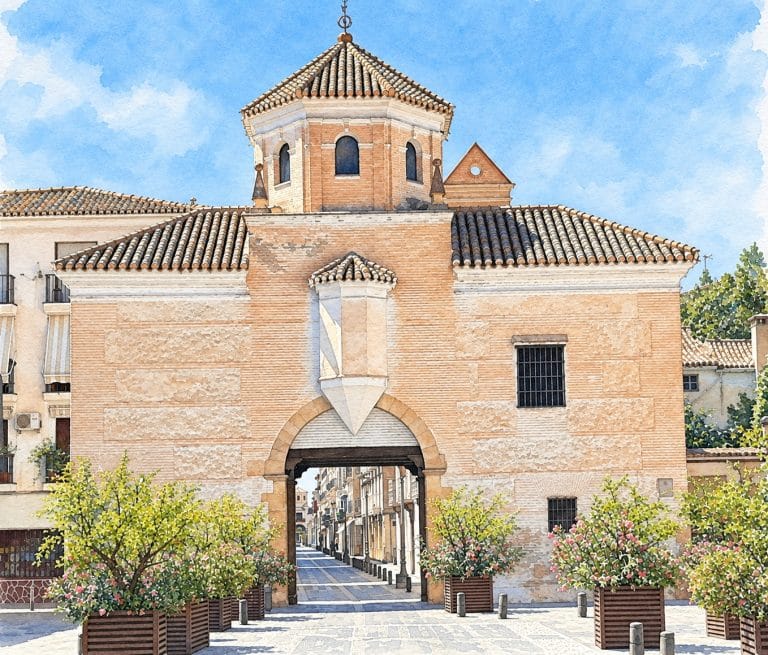 Santa Fe: puertas monumentales, Capitulaciones y visita — GranadaSmile.com