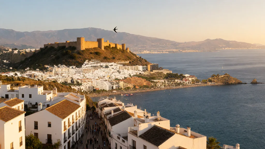 Almuñécar: qué ver, Castillo de San Miguel, museo y playas — Perspectiva patrimonial a luz de atardecer
