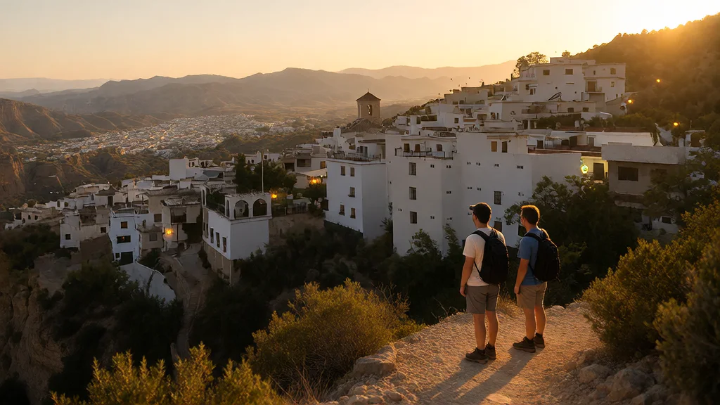 Centro Budista O Sel Ling en Soportújar: cómo llegar a la atalaya tibetana de la Alpujarra — Perspectiva patrimonial a luz de atardecer
