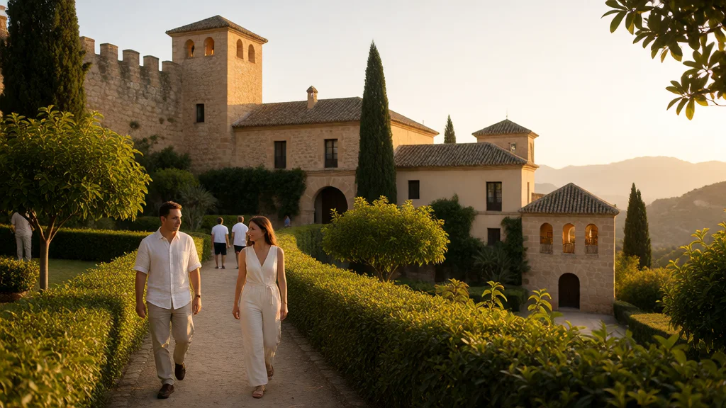 Jardín Nazarí (Generalife Chico) y Castillo de los Ulloa en Vélez de Benaudalla: horarios y visitas — Arquitectura histórica y paseo con visitantes