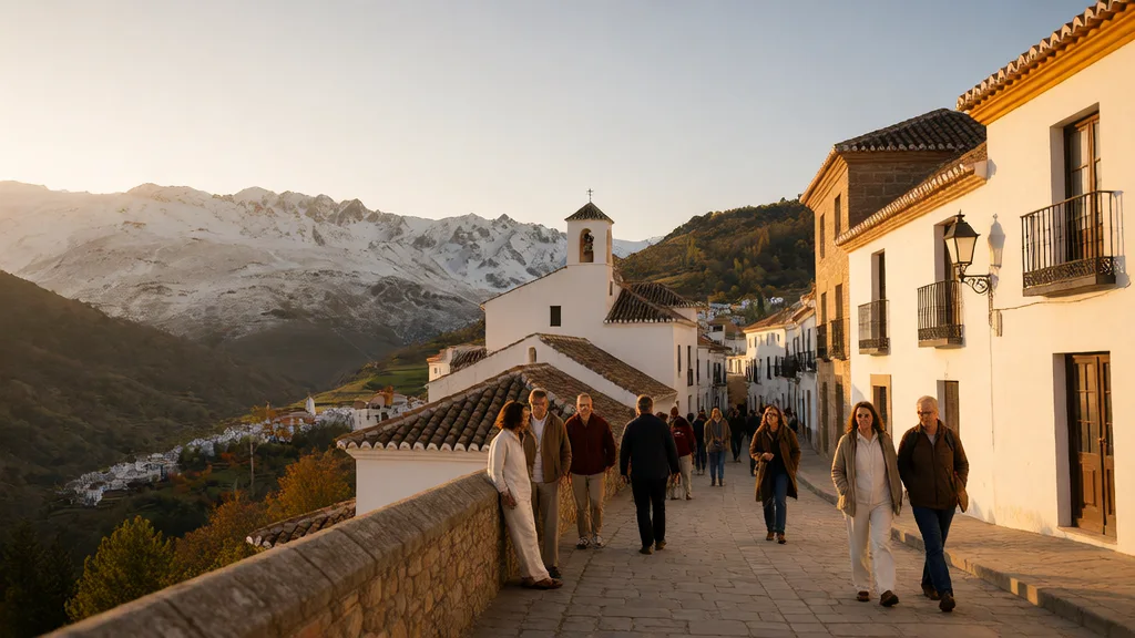 Museo Etnológico Pedro Antonio de Alarcón, Iglesia y Fuentes de Capileira — Arquitectura histórica y paseo con visitantes