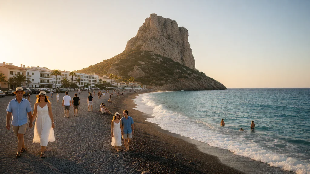 Peñón de Salobreña y Playas de La Charca y La Guardia: mirador marítimo, chiringuitos y snorkel — Arquitectura histórica y paseo con visitantes