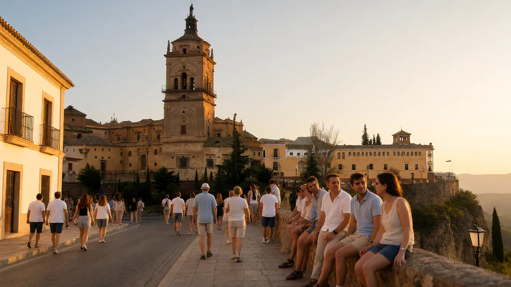 Plaza de la Constitución (Las Palomas) y Casco Histórico Renacentista de Guadix — Detalle paisajístico y ambiente cultural