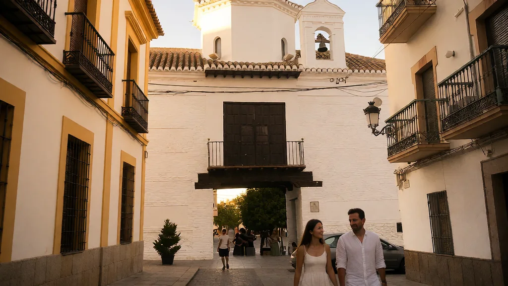 Puertas Monumentales de los Reyes Católicos y Capitulaciones de Santa Fe a Santa Fe (Vega de Granada): orari, prezzi, galleria foto e come arrivare — Prospettiva patrimoniale al tramonto
