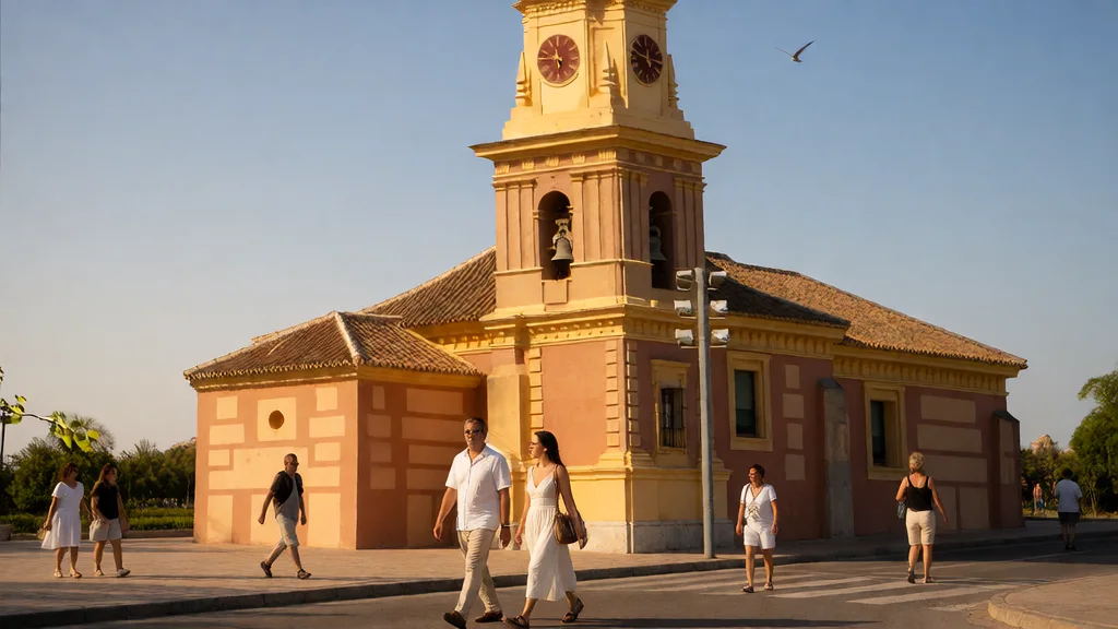 Santuario de Nuestra Señora de la Cabeza y Parque de los Pueblos de América en Motril — Arquitectura histórica y paseo con visitantes