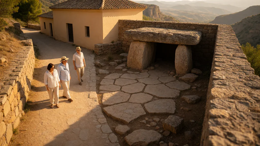 Yacimiento Paleontológico Fonelas P-1 en el Geoparque de Granada: grandes mamíferos de hace 2 millones de años — Arquitectura histórica y paseo con visitantes