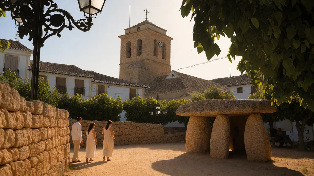 Yacimiento Argárico del Castellón Alto y Necrópolis Íbera de Tútugi en Galera: la Momia de Galera — Perspectiva patrimonial a luz de atardecer