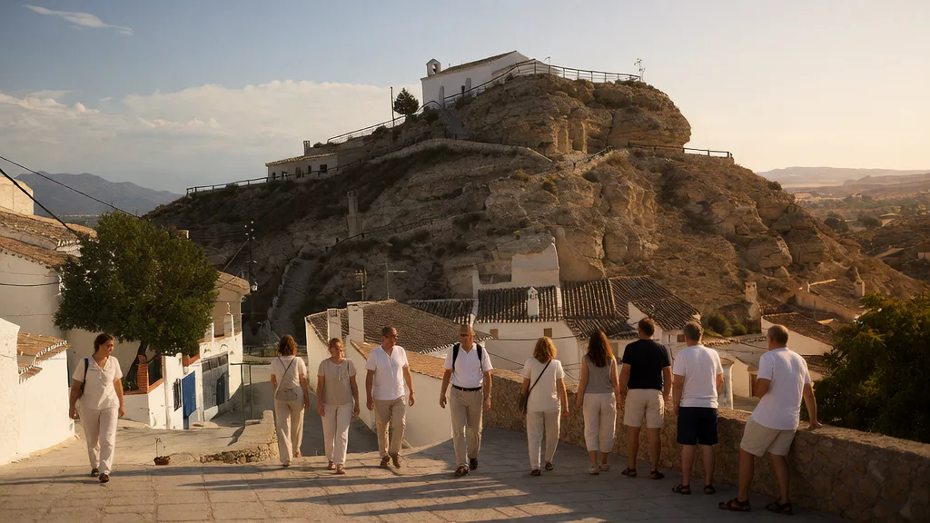Galera: qué ver, Castellón Alto, Tútugi y museo — Detalle paisajístico y ambiente cultural