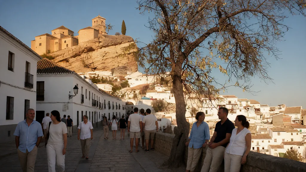 Montefrío: iglesias, miradores y Peña de los Gitanos — Arquitectura histórica y paseo con visitantes