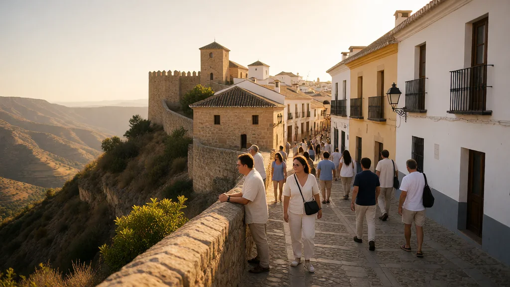 Orce: museo, yacimientos, alcazaba y Fuencaliente — Perspectiva patrimonial a luz de atardecer