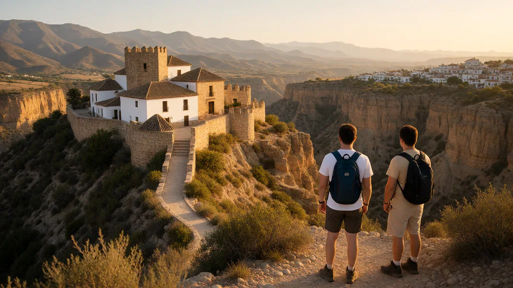 Zújar: Jabalcón, Negratín y balneario para tu visita — Detalle paisajístico y ambiente cultural
