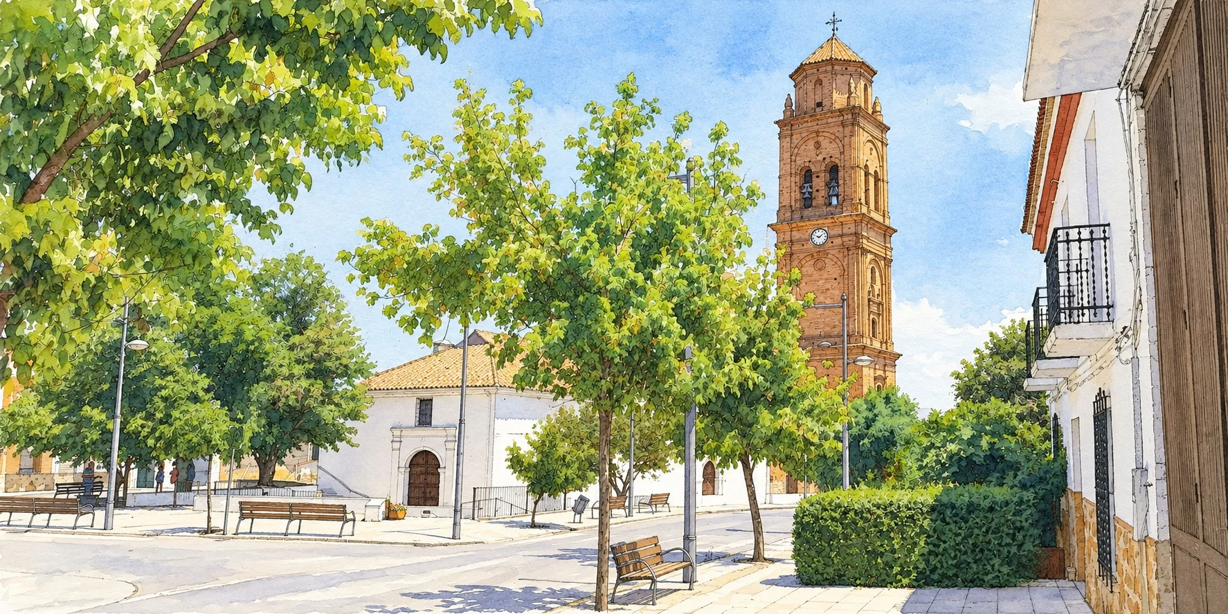 Cogollos de Guadix: iglesia de la Anunciación, aljibe y visita al pueblo — GranadaSmile.com