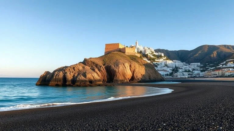Playas de Salobreña (2026): Mapa de las 5 Calas, El Peñón, Dónde Aparcar y Chiringuitos — GranadaSmile.com